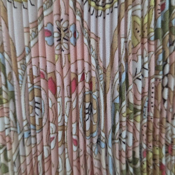 T Tahari Women's Pink Pleated Belted Faux-Wrap Maxi Dress Size M - Picture 6 of 14